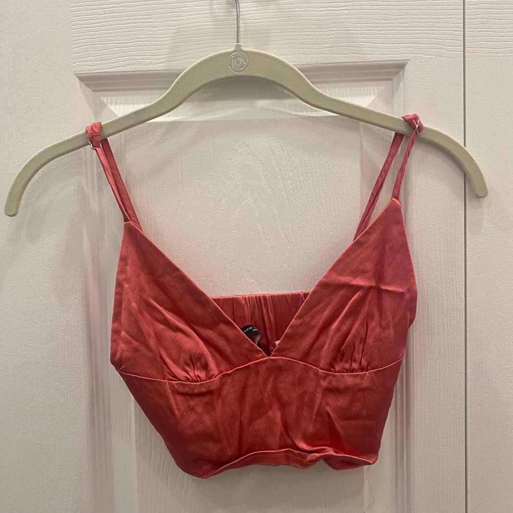 Zara pink bralette top